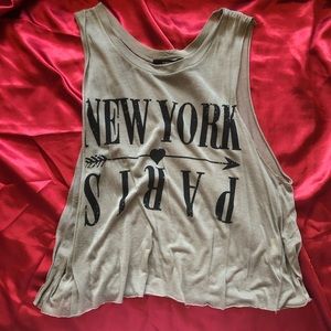 new york crop top